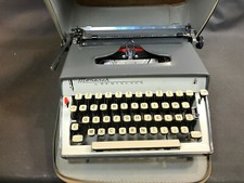 Ancienne machine à écrire vintage REMINGTON Monarch avec housse old typewritter