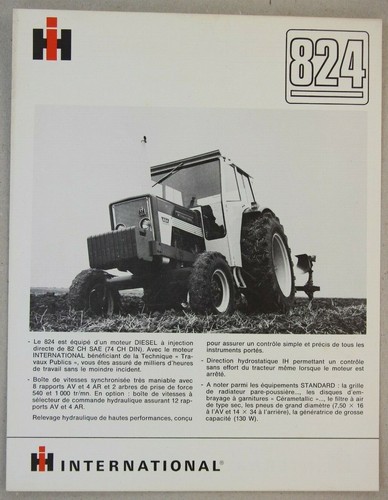 Prospectus brochure tracteur - brochure,