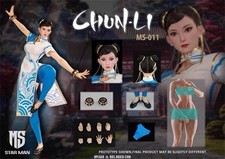 STAR MAN Street Fighter Chun-Li Chinese Dress Ver. 1/6 Action Figure MS-011 New