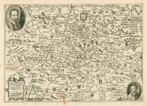 Lothringen carte ancienne - lothringen,