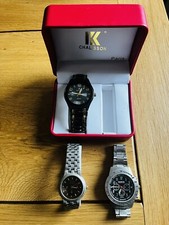 Lot de 3 montres quartz (dont