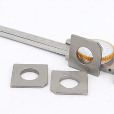  Rondelle conique carrée en