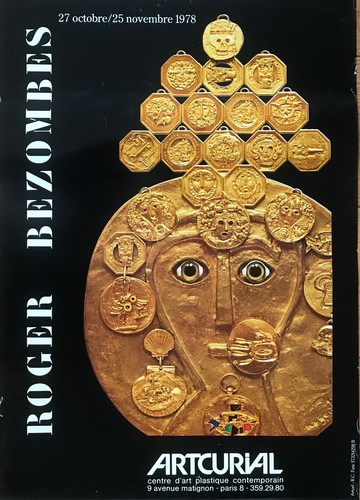 Roger bezombes affiche expo - roger,