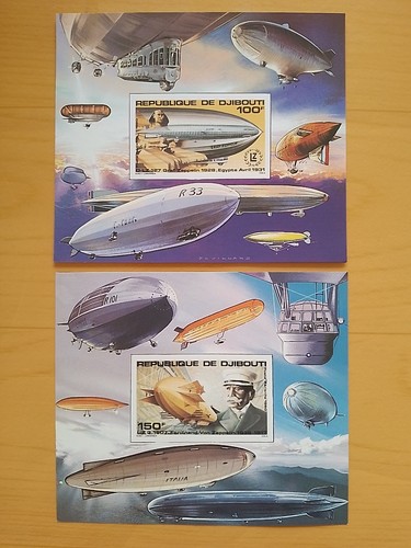 Djibouti zeppelin mnh - zeppelin,