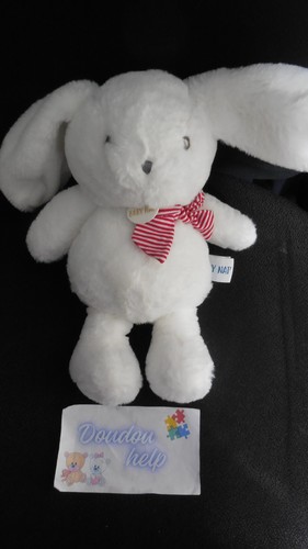Doudou peluche pantin lapin - peluche,