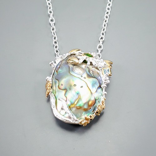 Collier coquille ormeau - coquille, d'ormeau