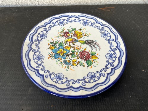 Assiette faïence espagnole