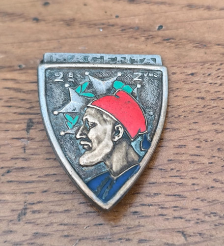 Insigne régiment de - 2°,