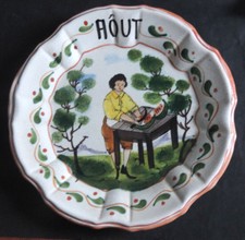 Ancien assiette faïence - assiette,