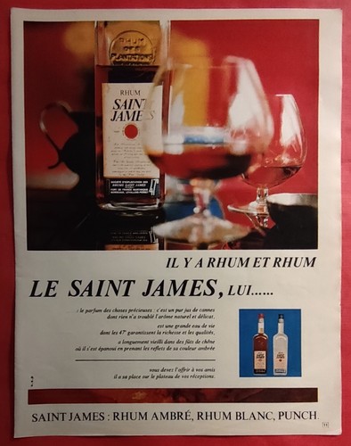 Publicité presse rhum - de,