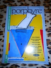 Revue Porphyre, préparateur
