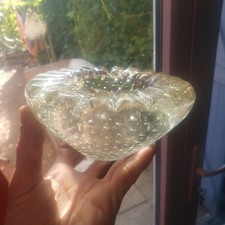 cendrier cristal a bulles daum