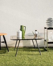 Donna, la table basse en acier