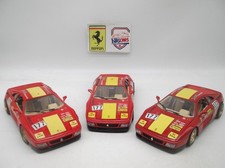 1/18 Pour Pièces ou Réparations Lot de 3 Burago Ferrari 348 TB Evoluzione #177
