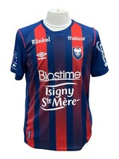 Maillot foot football Caen 2020-2021 HOME 18 RIVIEREZ matchworn porté worn