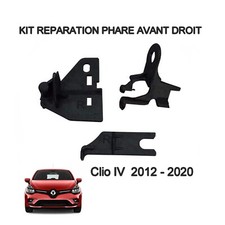 Kit de Réparation Phare Avant Droit compatible pour Renault Clio 4  2012 à 2020
