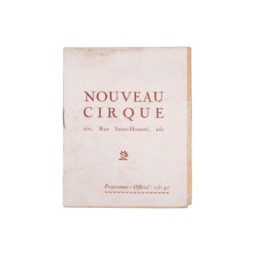 Nouveau cirque programme du - programme,