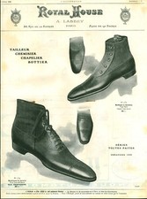 Publicité ancienne bottines