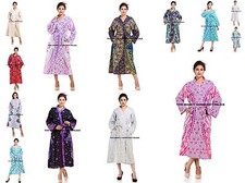 Indien Mandala Tapestry Kimono Robe Hippie Coton Peignoir Intime Pyjama