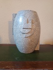 Vase Art Déco Bauhaus/Fonte D'Art Émaillée 1930.1950.Signé