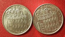 1 Franc MONACO - Lot de 2