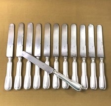 12 grands couteaux de table SFAM modèle FILET CHINON couvert 25,5 cm Ménagère