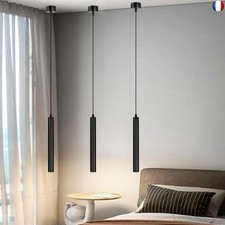 HOTUT Lustre Cylindrique Noir