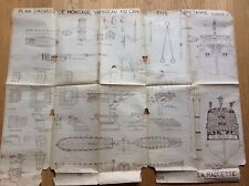 Plan du  bateau "Vaisseau Bretagne"