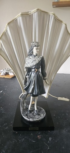 Lampe art déco femme - lampe,