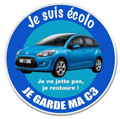 Sticker suis ecolo - ecolo, garde