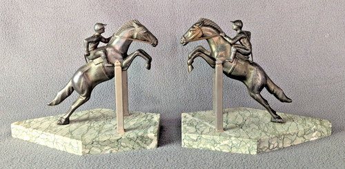 Paire serre livres cavalier - paire, serre-livres