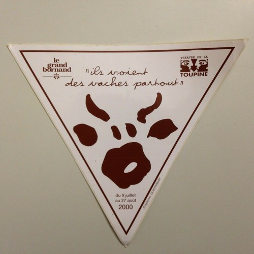 Sticker ils voient des vaches - sticker,