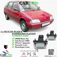Feux Plaque d'immatriculation