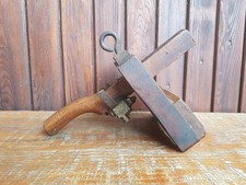 Ancien vieux rabot outil métier tonnelier charron jabloir bouvet art populaire