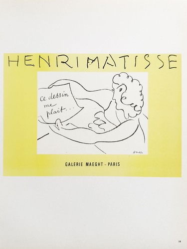 Henri matisse affiche 1945 - matisse, af