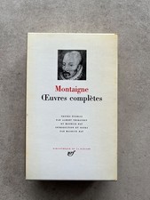PLEIADE. MONTAIGNE. OEUVRES