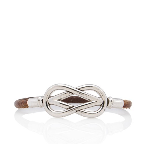 Hermes leather atame bracelet - leather,