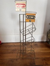 Présentoir Publicitaire Cire Kiwi Chaussures Ancien