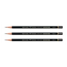 [MONO-100-HB-3] TOMBOW Lot de 3 Crayons Graphite Haute Qualité MONO 100 HB