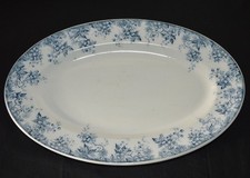 Ancien plat ovale service