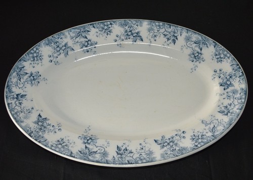 Ancien plat ovale - , service