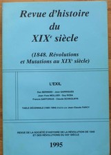 020740 - Revue d'histoire du XIXe siècle - Numéro 11 de 1995 [histoire,1848]
