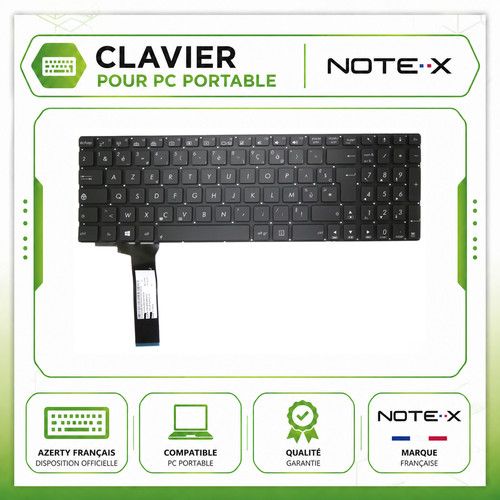 Clavier azerty français - clavier, asus