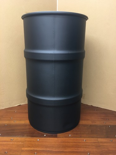 Baril métal litres - 60, noir