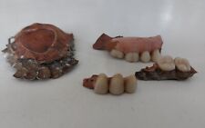 DENTIER Très ancienne prothèse en métal et ancienne résine.