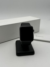 Apple Watch Series 2 42mm Coque Espace Gris Aluminium Sport Band Black