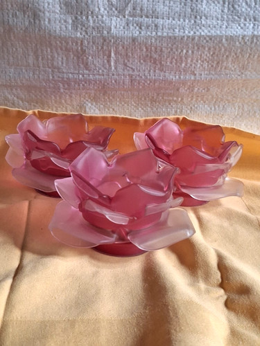 Trois tulipe forme rose - forme, de