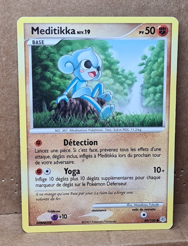 Carte pokémon meditikka - carte,