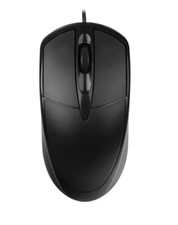 Souris noir filaire de bureau