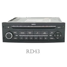 RD43 Radio Lecteur CD avec USB AUX pour Peugeot 206 408 307 508 Citroen C2 C4 C5